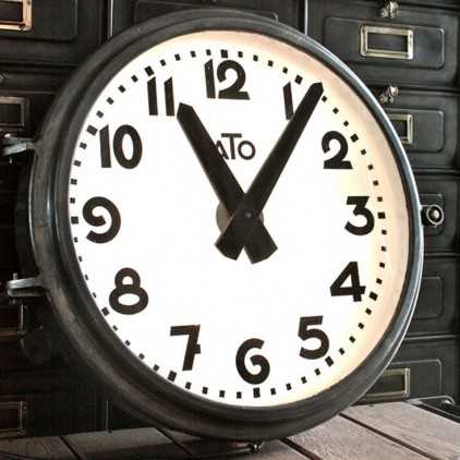 A.T.O. old industrial clock