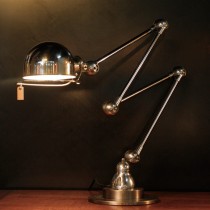 Vintage JIELDE French industrial lamp by Jean-Louis Domeck 