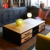 Table basse industrielle sur mesure