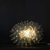 Lampe grappe de verre