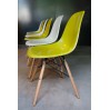 Chaises en fibre de verre Eames DSW