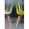 Chaises en fibre de verre Eames DSW