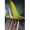 Chaises en fibre de verre Eames DSW