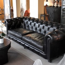 Canapé Chesterfield cuir