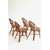 Chaises en rotin Pierre Hardy