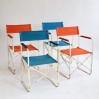 Chaises pliantes vintage outdoor