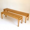 Paire de bancs scandinaves