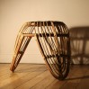 Tabouret en rotin 