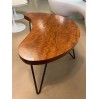 table basse vintage "haricot" 