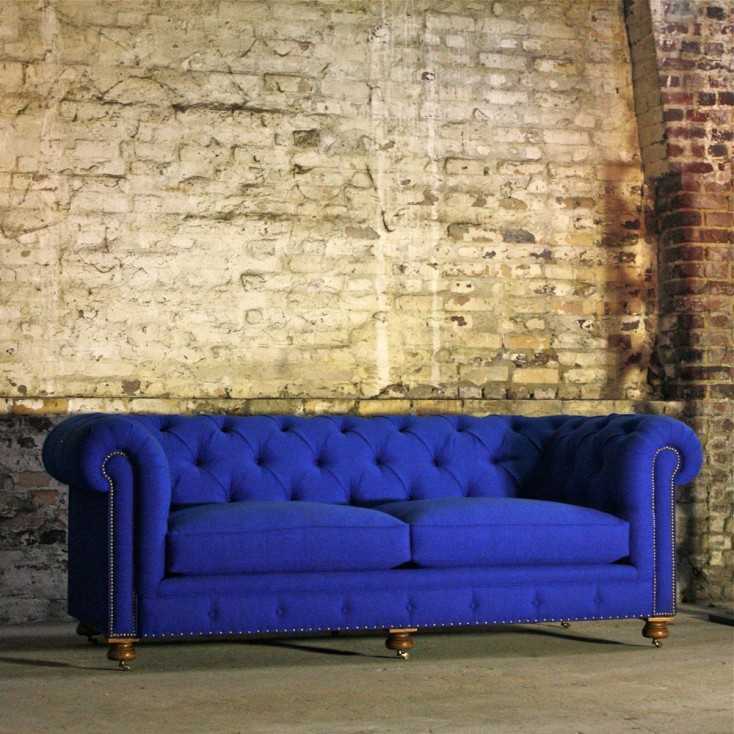 Canapé Chesterfield tissu